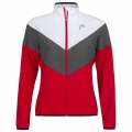 Head Trainingsjacke Tennis Club (modern, sportlich) rot/weiss Mädchen